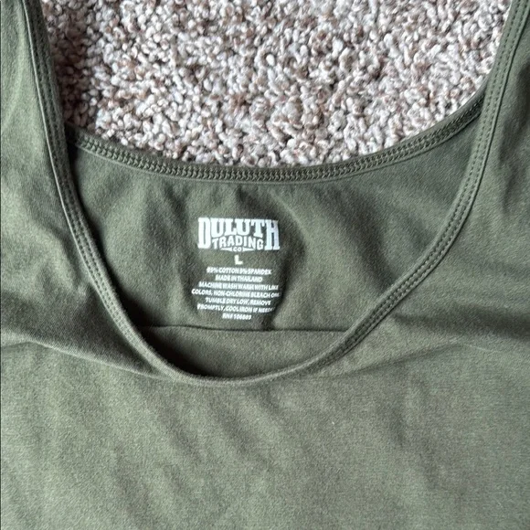 Duluth Green No Yank Tank Top Sz L - Picture 2 of 2